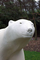 Fran&ccedil;ois Pompon, Polar Bear, Middelheim sculpture museum, Antwerp