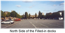 Filled-in docks