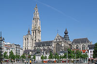 Cathedral from groenplaats