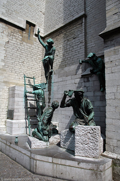 Sculpture at cathedral