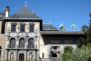 Italianate facade of the Rubens house in Antwerp