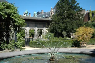 Garden at the Rubens House in Antwerp