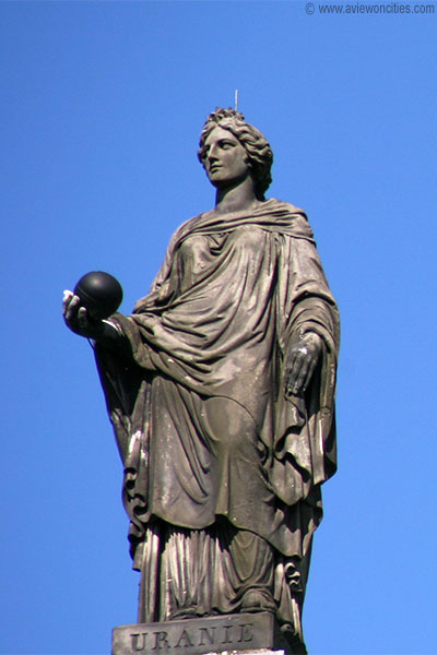 Statue on the Bourla Theater, Antwerp