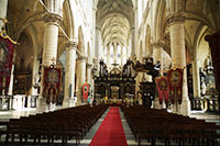 Interior of the St. James's Church in Antwerp
