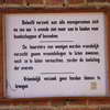 Notice board at Beguinage