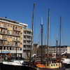 Boats docked at Napoleonkaai, Willemdok