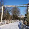 City Park Bridge in wintertime