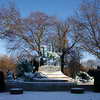 Stadspark - World War Monument in the snow