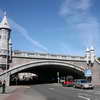Elevated railway bridge