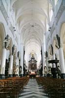 Interior of the St. Paul's Church in Antwerp