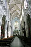 Central nave of the Antwerp Cathedral