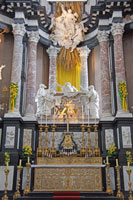 High altar of the St. Andrew's Church in Antwerp