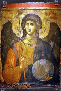 Icon of archangel Michael, Byzantine Museum, Athens