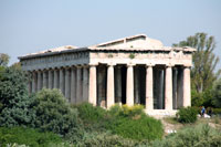 Tempel van Hephaistos, oude Agora