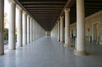 Zuilengang, stoa van Attalus