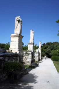 The Tritons of the Odeion of Agrippa at the Ancient Agora in Athens