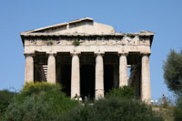 Vooraanzicht van de Hephaisteion, Agora