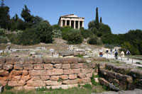 Ruïnes van de Metroön, Agora