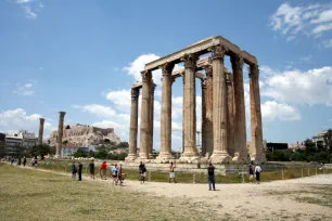 Temple of Zeus and the Acropolis, Athens