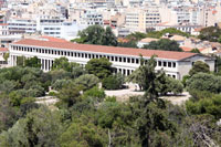 Stoa van Attalus, oude Agora