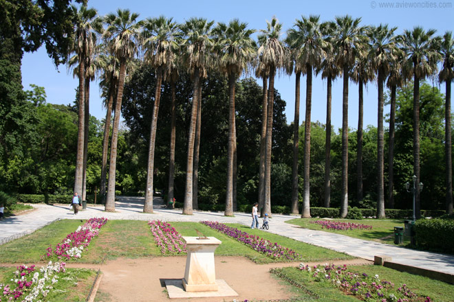 national gardens athens