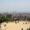 A view over Barcelona from the Parc Gu�ll