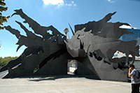 Draak zonder Sint-Joris, Parc de l'Espanya Industrial, Barcelona