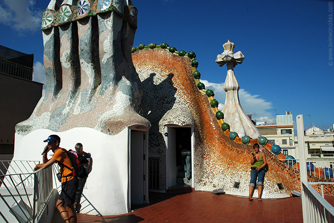 Casa Batll� rooftop