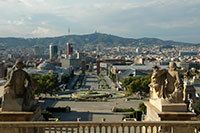 Vue depuis le Palau Nacional