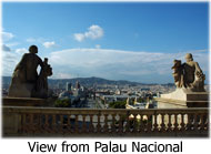 View from Palau Nacional