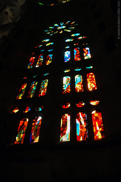 Stained glass window, Sagrada Familia