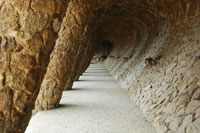 Overdekt pad, Güell Park, Barcelona