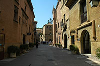 Caballeros street in Poble Espanyol