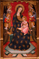 Vierge des anges, Pere Serra, MNAC, Barcelone