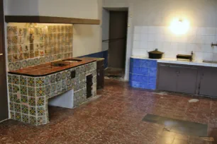The kitchen of the Monastery of Pedralbes in Barcelona
