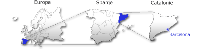 Ligging Barcelona