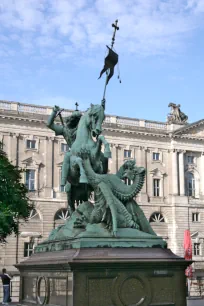 Statue of St. George, Nikolaiviertel, Berlin