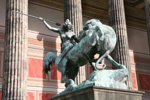 Amazon statue in front of the Altes Museum, Berlin