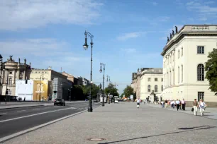 Unter den Linden near Bebelplatz in Berlin