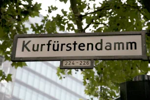 Kurfürstendamm streetsign