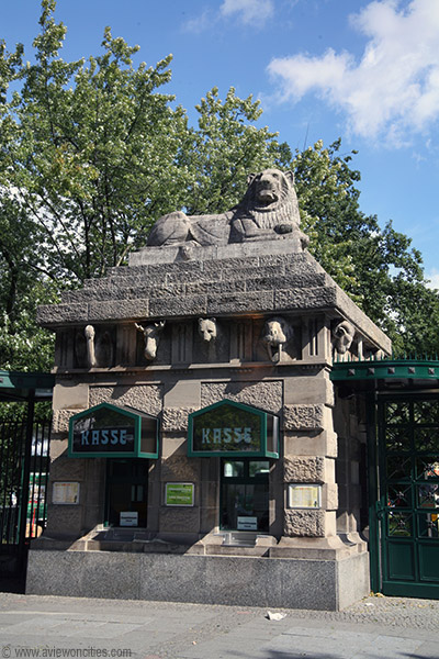 Lion's gate entrance, Berlin Zoo