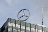 The Mercedes star on top of Europa Center, Berlin