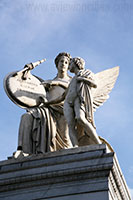 Statue of Nike and boy, Schlossbrucke, Berlin