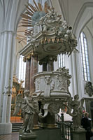 Pulpit of the Marienkirche in Berlin