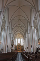 L'intérieur de l'église Sainte-Marie à Berlin