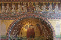 Apse mosaic of the San Michele Chapel in Ravenna, Bode Museum, Berlin
