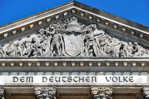 Pediment of the Reichstag, Berlin