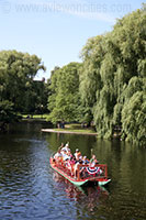 A swan boat in the Public Garden, Boston