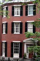 Rowhouse at Louisburg Square, Beacon Hill, Boston