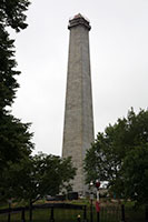 Bunker Hill Monument during restoration